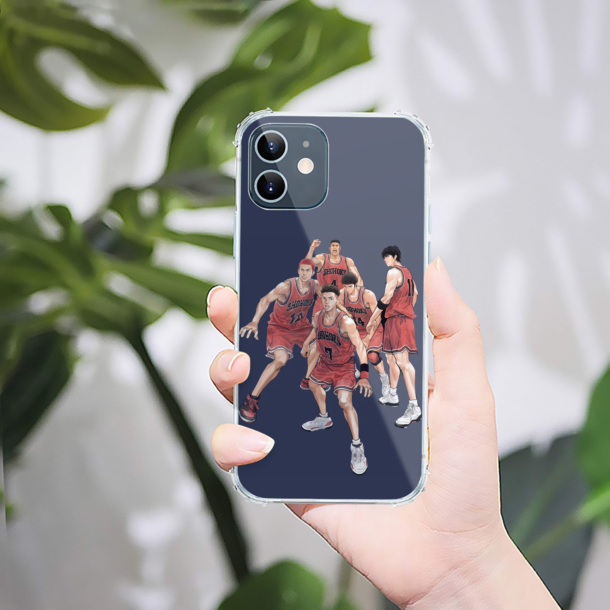 （画像用） SLAM DUNK／スラムダンク 【iPhone 12シリーズ対応】透明スマホケース（クリアソフトケース）
